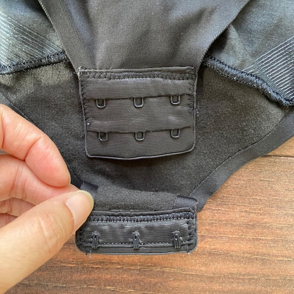 Sexy Sheer Shaping  Bodysuit In Black Super Slimming Size XL - Picture 4 of 6